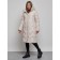 Coat insulated winter female, size 44, beige color