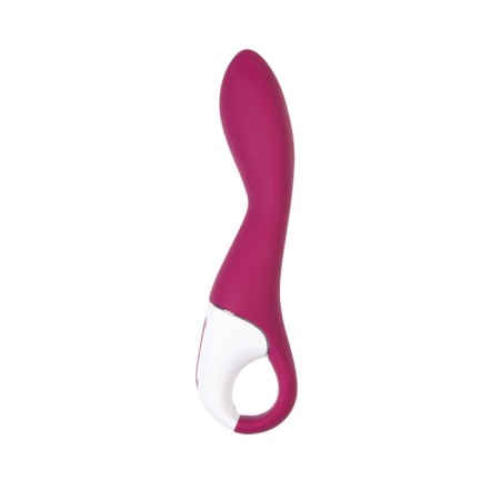 SATISFYER HEATED Thrill vibro -stimulator, red color-12
