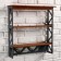 Loft shelf, three -tier, 49 × 50 × 14 cm, walnut