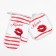 Kisses kitchen set Kisses seize 17*17 cm, mittens-output 26*16 cm, 100% p/e