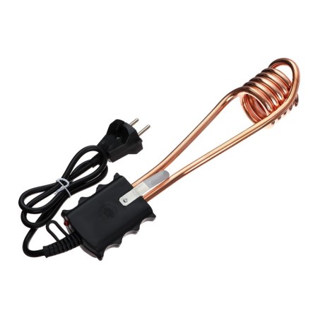 Luazon lek 06, 1500 watts electric boiler, spiral spring, indicator, 28x6 cm, 220V, black-4