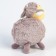 Soft toy "sheep" on a key fob, 12 cm, color mix