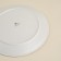 Dining porcelain SL Home "Wave in Stone", D = 25.5 cm, white color