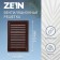 Ventilation grate Zein Lux, 200 x 300 mm, without a grid, metal, brown