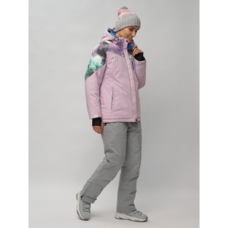 Ski suit, size 60, purple color-9