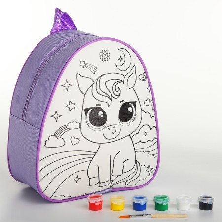 Children's backpack "Magic Unicorn", 23*20.5 cm, lightning department-2