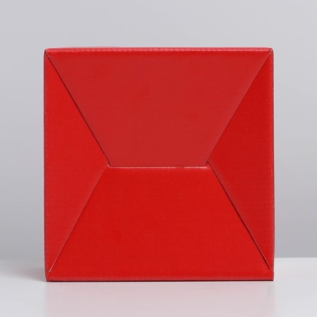 Gift folding box, packaging, “red”, 15 x 15 x 7 cm-6