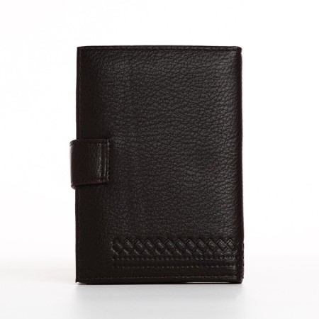Cover on the magnet, for auto documents and passports, brown color-1