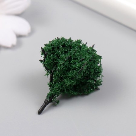 Artificial plant for creativity plastic "Green Treage" 4 cm-1