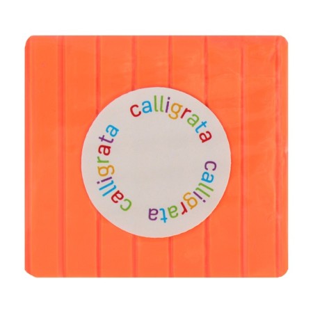 Polymer clay Calligrata Sh-64, 50 g, fluorescent, peach