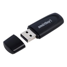 Flash drive SMARTBUY 4GB2SK, 4 GB, USB2.0, Thu up to 15 MB/s, PBLUS up to 12 Mb/s, black