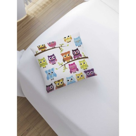 Pillowess decorative "sleepy owls", on a zipper, size 45x45 cm-1
