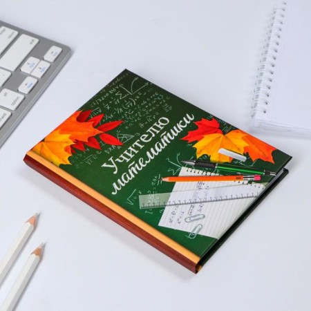 Diary "Mathematics Teacher, solid cover, A6, 80 sheets-1