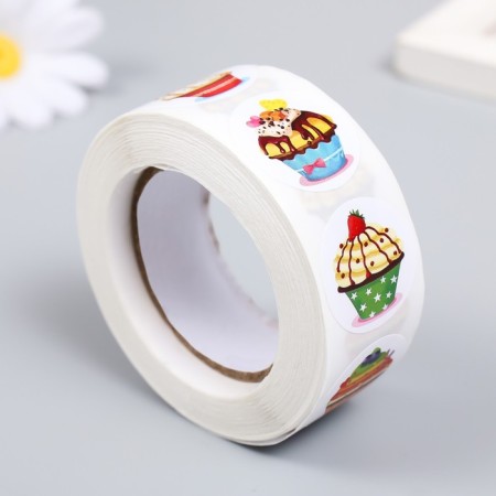 Stile Paper "Pies" D = 2.5 cm 500 pcs in a roll 3x6.5x6.5 cm-1
