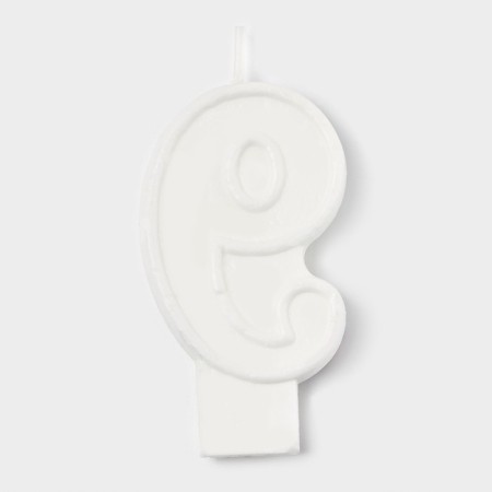 Candle figure for the cake "9", 3.7 x 7.2 cm-4