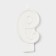 Candle figure for the cake "9", 3.7 x 7.2 cm