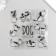 Stamp for creativity Silicon "Pesiki" 14x14 cm