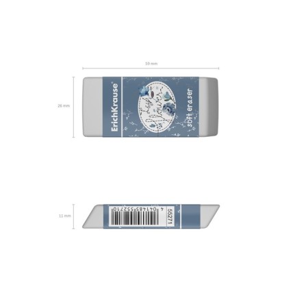Erashkrause Frozen Beauty Eraser, soft-2