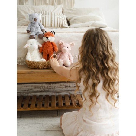 Soft Gulliver toy "lamb elf", white color, 28 cm-13