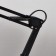HELP lamp E27, on the clamp (220V) Black h = 55 cm (811) Risalux