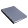 Notebook on rings A5 120 sheets in Calligrata cage gray, plastic cover, offset unit