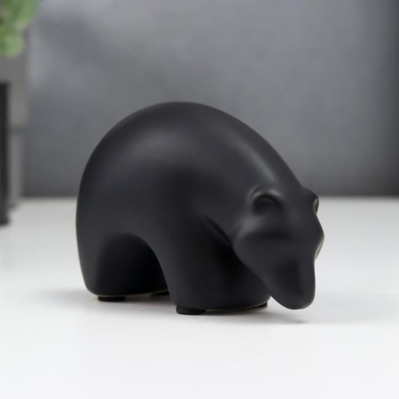 Souvenir Ceramics "Black Bear" 6.8x5x11.5 cm-1