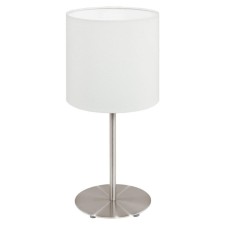 Passteri table lamp, 1x40W E14, Nickel color