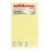 Block with a sticky edge paper 75x125 mm Erichkrause, 100 sheets yellow