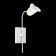 Sconces st. SL1801.501.01. Minne. 1x60 W, E14, 18x58 cm, white color