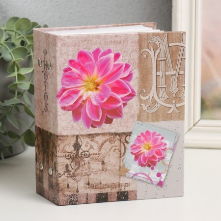 Photo album in 100 photos 10x15 cm "Flower collection" mix-1