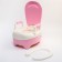 Pot children's "Hippo", white/pink color