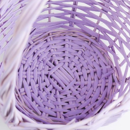 A set of wicker baskets (willow), d24x13/26, D18x11/23 cm, 2 pcs, lilac-2