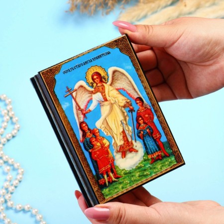Casket "Guel-Guard" 10 × 14 cm, lacquer miniature-2