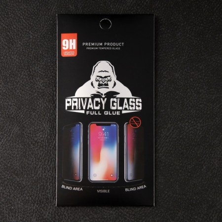 Protective glass for the iPhone 13 mini, Antishpion, 9h, 0.33 mm, black frame-2