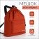 Back for shoes with pockets, orange color