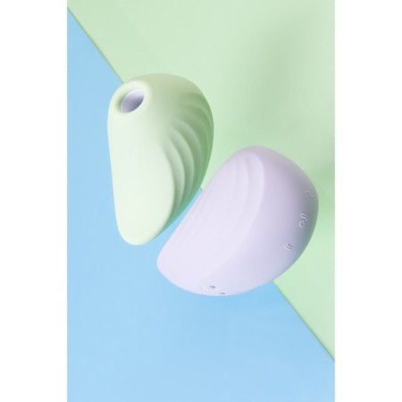 Vacuum-wave contactless stimulator of the Satiffyer Pearl Diver, silicone, green color-8
