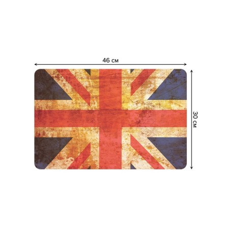 A set of napkins for setting the British Flag table, rectangular, rounded edges, size 30x46 cm, 4 pcs-2