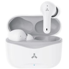 AcCESSTYLE Tornado Tws Wireless headphones, wireless charging, up to 6 hours, white