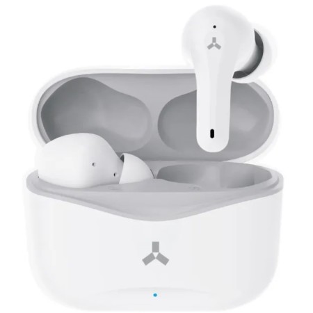AcCESSTYLE Tornado Tws Wireless headphones, wireless charging, up to 6 hours, white