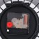 Watching clock, series: openwork, "mirror petals", smooth move, d-10 cm, 40 x 40 cm