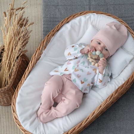 Комплект детский KinDerLitto «Первые цветы-1», 3 предмета, рост 56-62 см, цвет конфетти-1