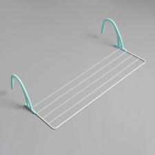 Drywall for linen on a radiator, 65 × 23.5 × 18 cm, white color