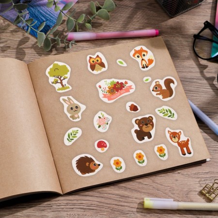 Paper stickers "Wonderful Day", 11 x 16 cm-1