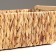 Basket with handles "Golden Kolos", 38.7 x 27.3 x 12.7 cm, water hyacinth