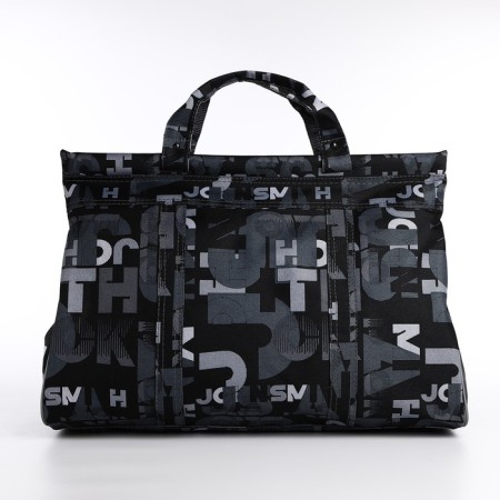 Road bag with lightning, external pocket, long belt, gray color-1