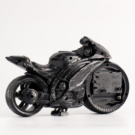 Clock - alarm clock "motorcycle", discrete move, d -6.5 cm, 21.5 x 12.5 cm, 3aaa-2
