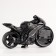 Clock - alarm clock "motorcycle", discrete move, d -6.5 cm, 21.5 x 12.5 cm, 3aaa