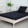 Set 1.5sp black 8-3 (sheet 150x215cm, pillowcase 70x70cm) calico, 120g/m, HL100%