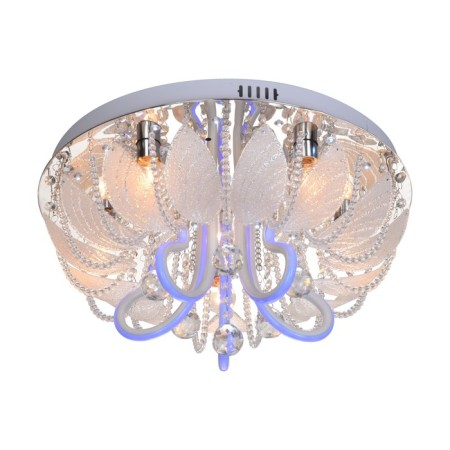 Lamp Ceiling Economy light 55241/5CR RC RGBLED, 5x40W, E14, 25x50x50 cm, chromium color