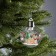 Fir -tree ball "Friday deer", batteries, 1 LED, glow warm white